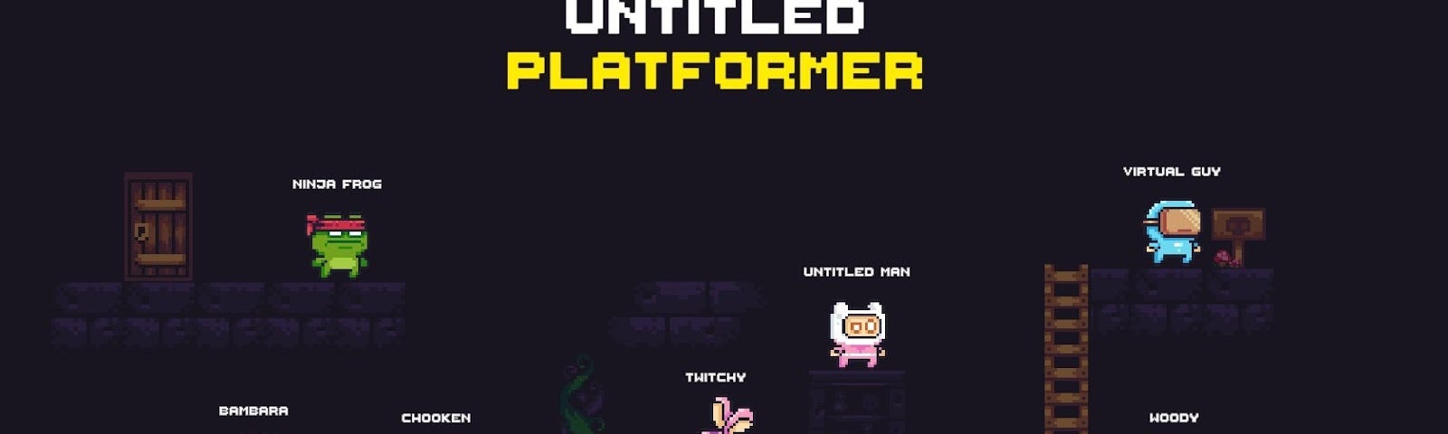 Banner image: playable NFT characters in NFTPixel’s Untitled game.
