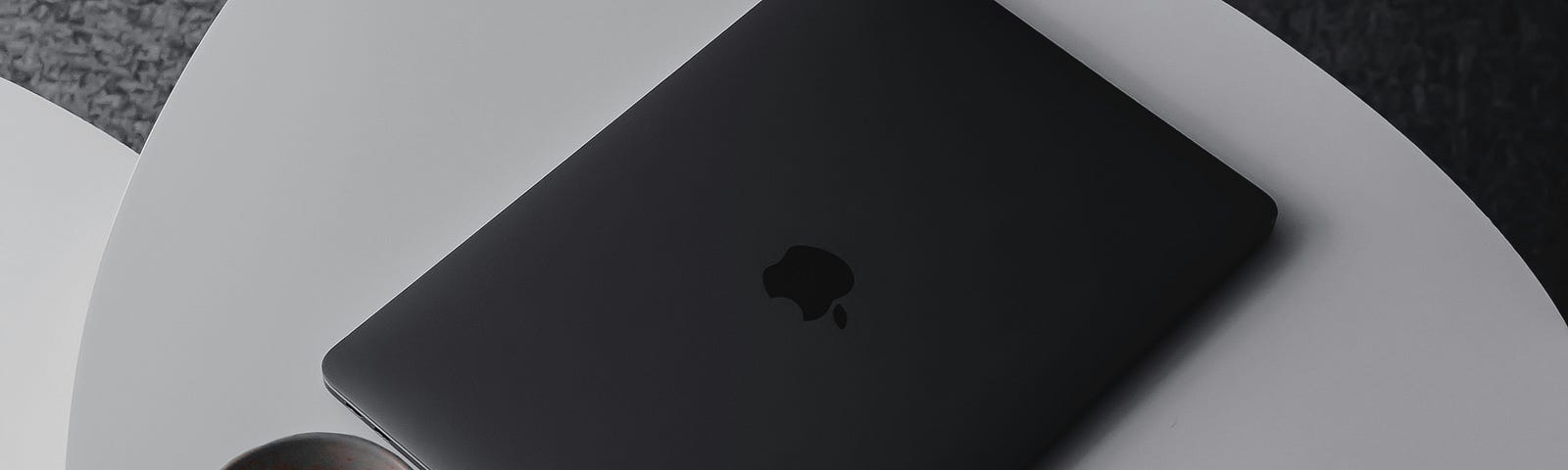 A space black Macbook Pro