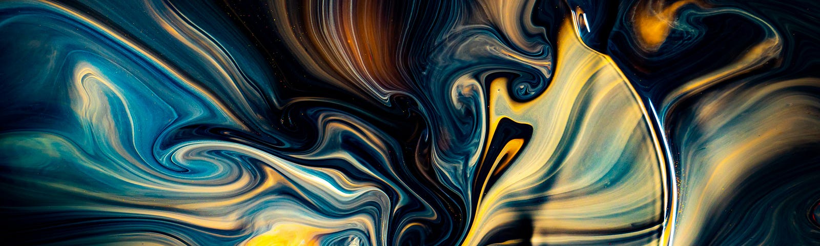 Swirling abtract colors