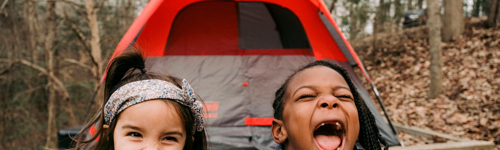 Kids at a camp