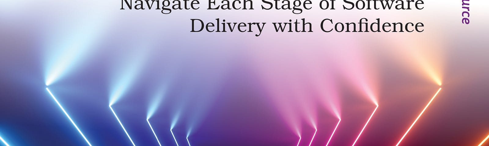 Book cover featuring purple and pink hues of light beams bent into a gem-like shape