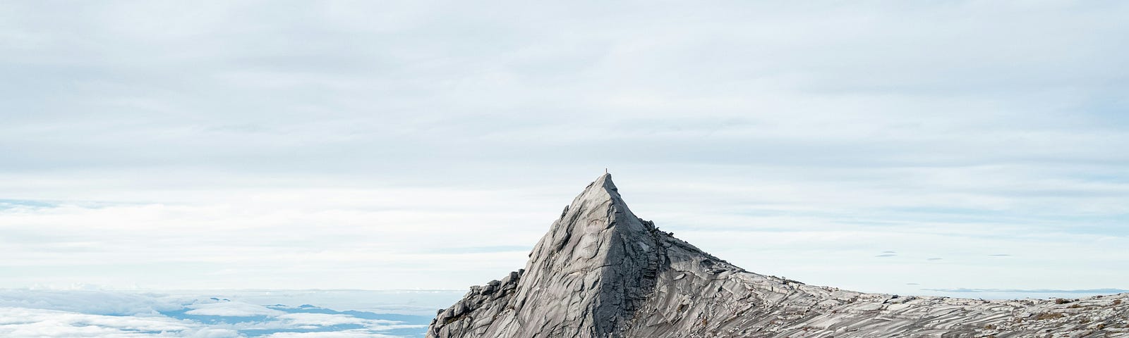Majestic picture of the summit of Mt Kinabalu, Sabah Malaysia