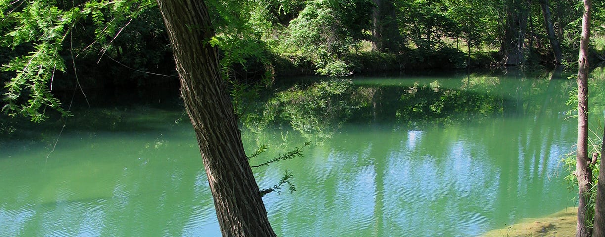 Medina River in Bandera County