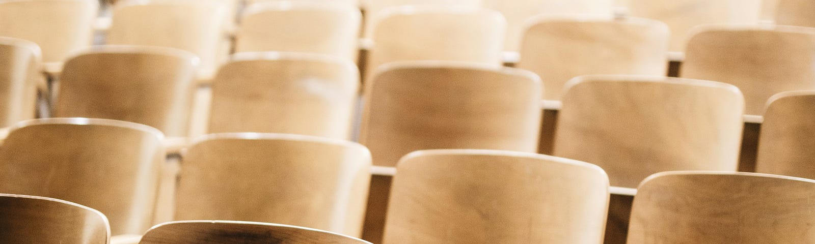 An empty lecture hall