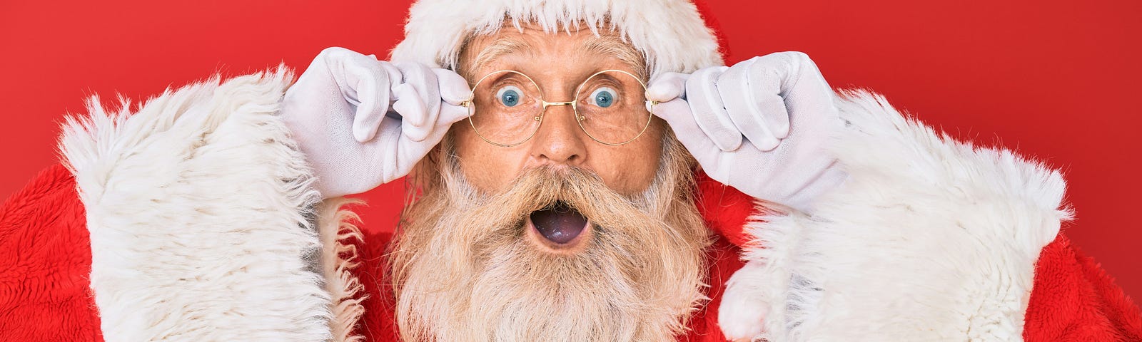 Santa looking shocked