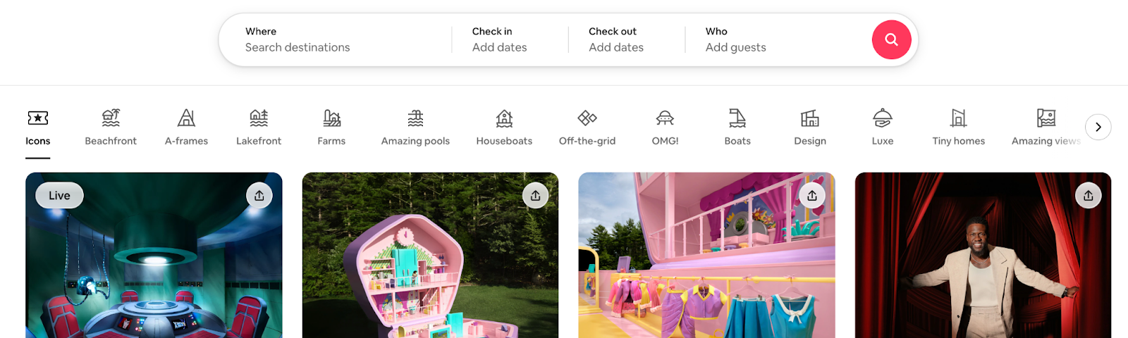 airbnb website screenshot