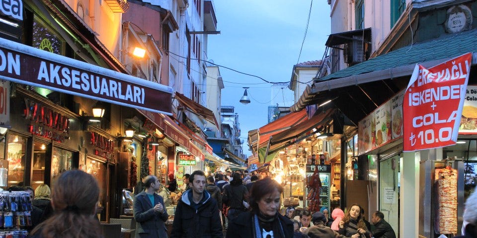 Market in Istanbul, Turkey. Photo by Author.