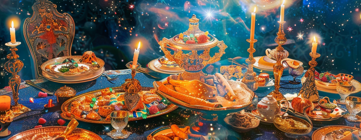 a celestial banquet