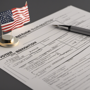 AI generated voter registration form