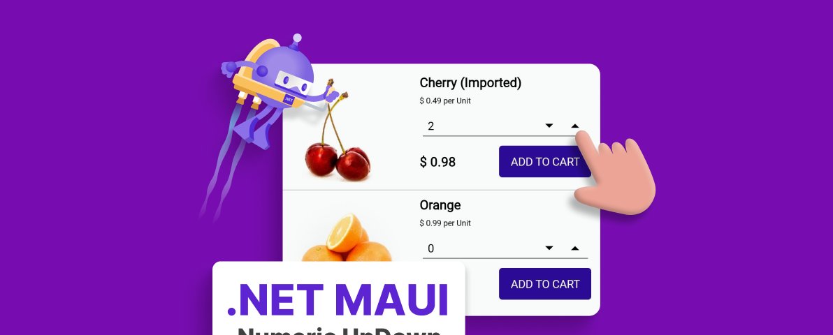 Seamlessly Integrate Numeric Up-Down UI in Your .NET MAUI App