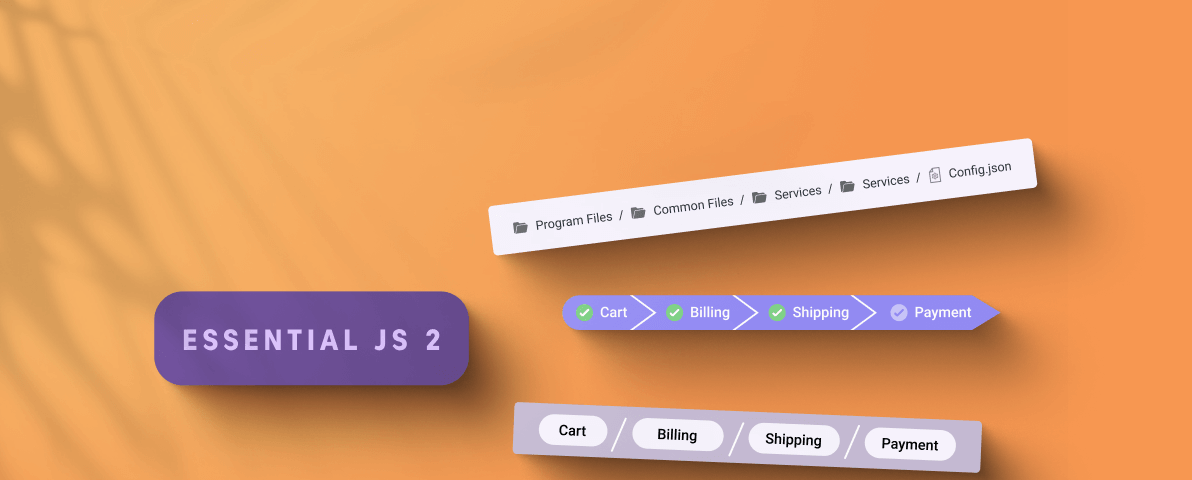 Introducing JavaScript Breadcrumb Control in Essential JS 2