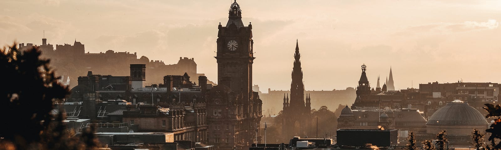 Cityscape of Edinburgh’s skyline
