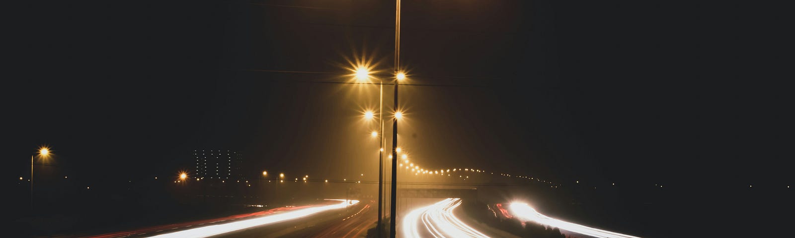 driving through the night