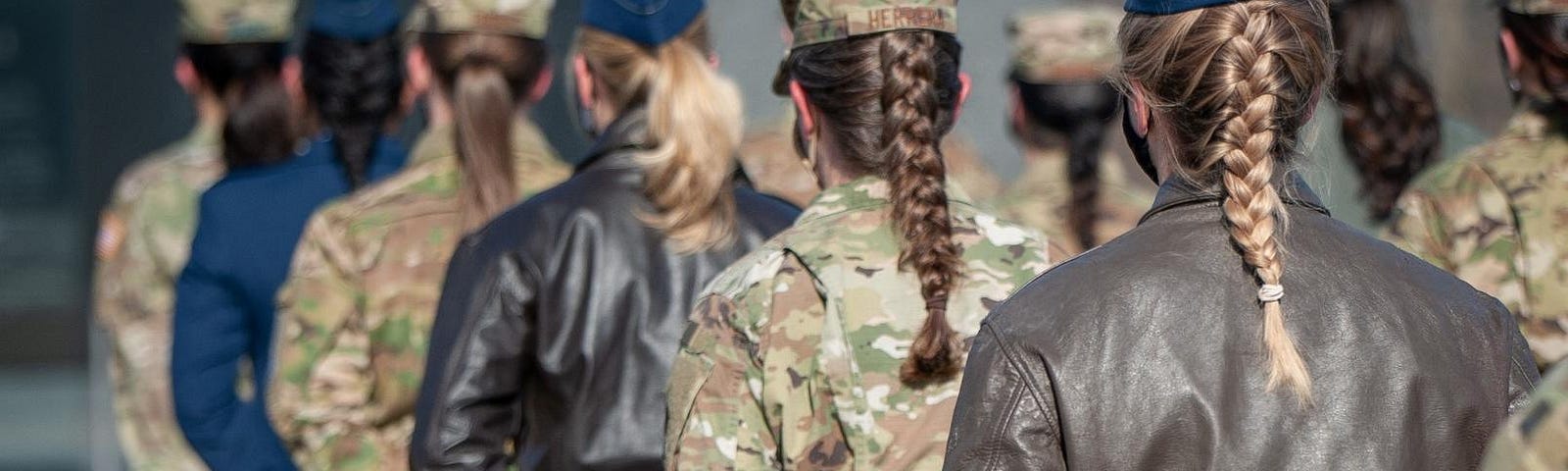 U.S. Air Force women service members. Photo by Chief Master Sgt. Jaimee Freeman/U.S. Air Force