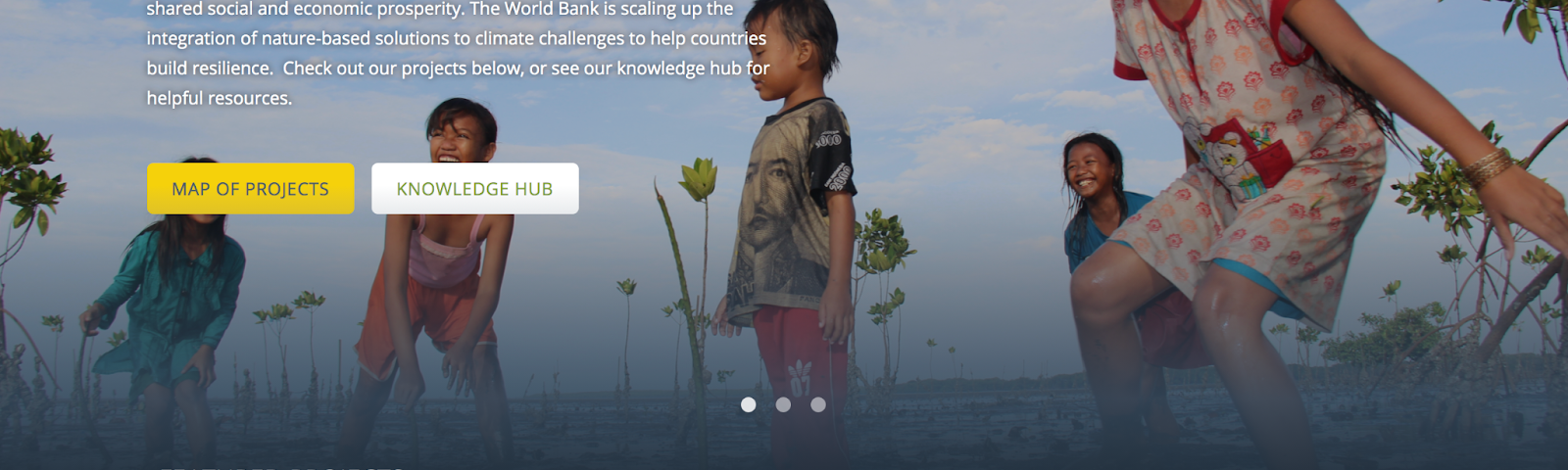 World Bank — Nature Based Solutions — Homepage