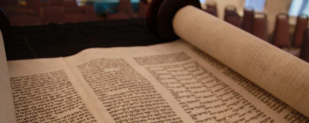 The Torah in scroll form