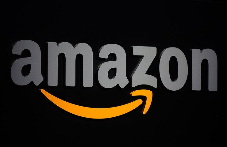 Amazon logo wall 2019 billboard 1548