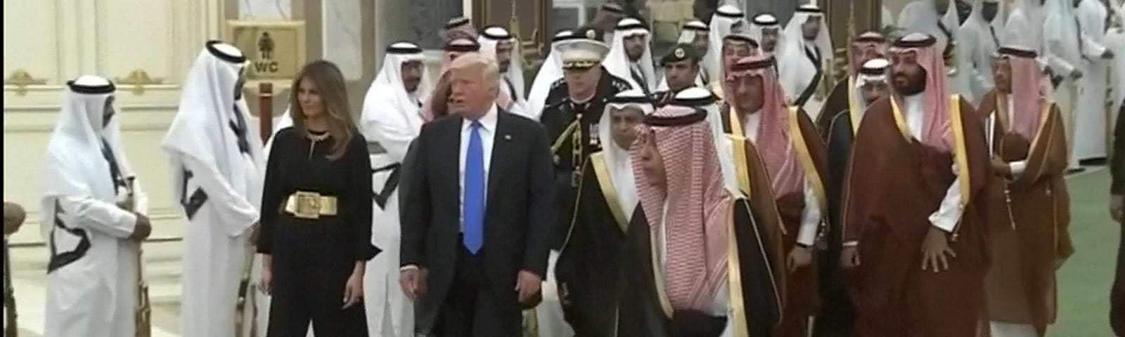 Image result for trump saudi arabia $110