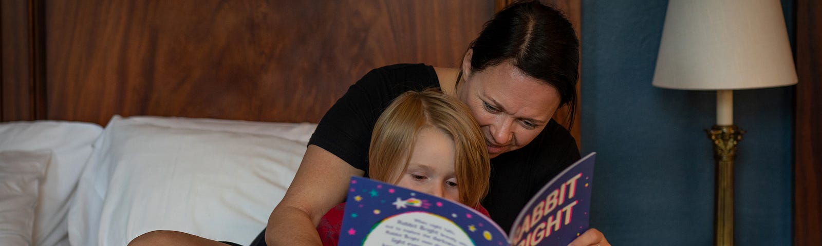 parent reading a bedtime story