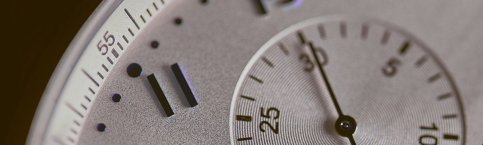 Clock face, up close