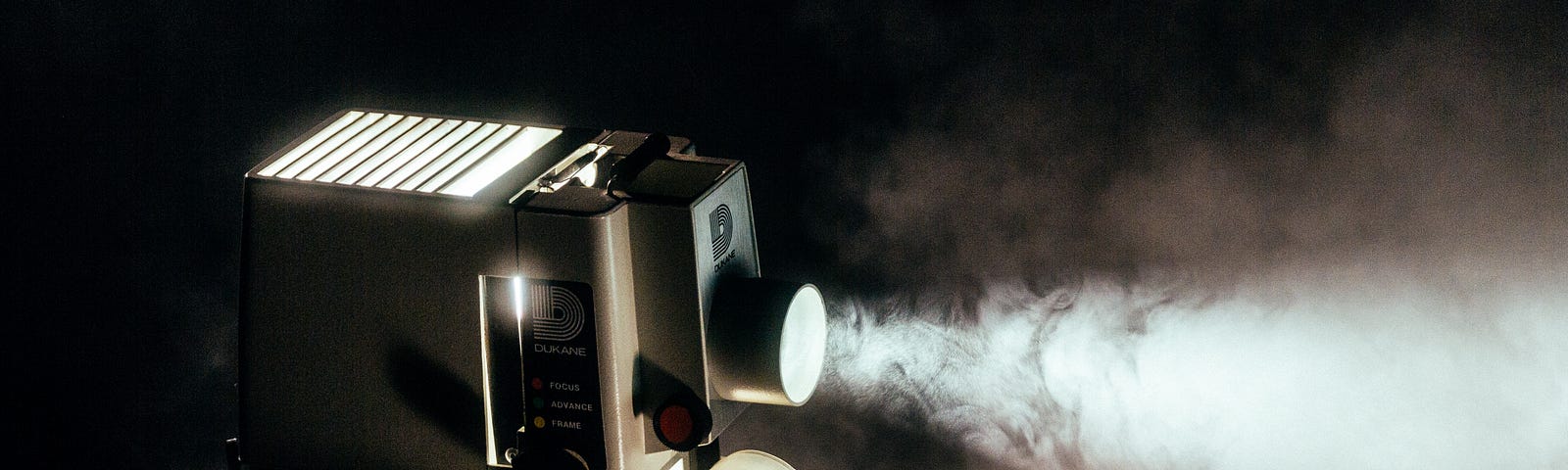 photo of vintage movie projector