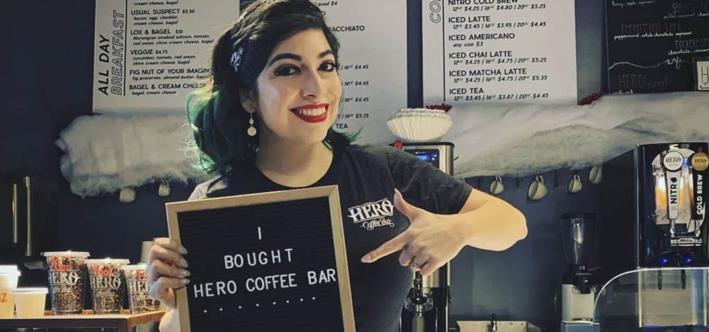 Michelle Martinez, owner of Hero Coffee Bar Chicago