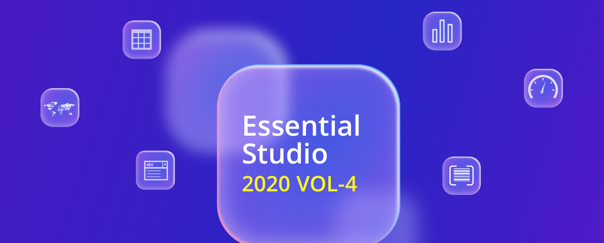 Syncfusion Essential Studio 2020 Volume 4 Is Here!