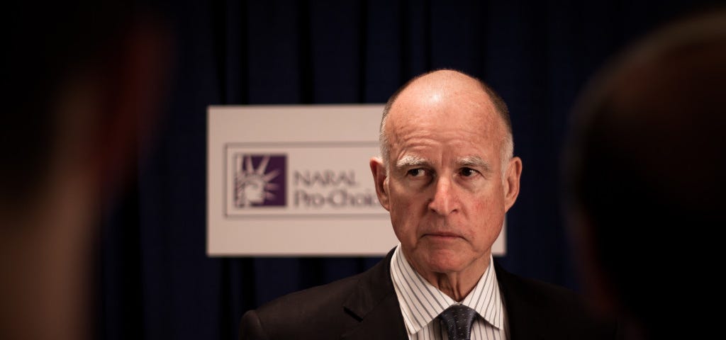 Governor Jerry Brown. Image via Creative Commons