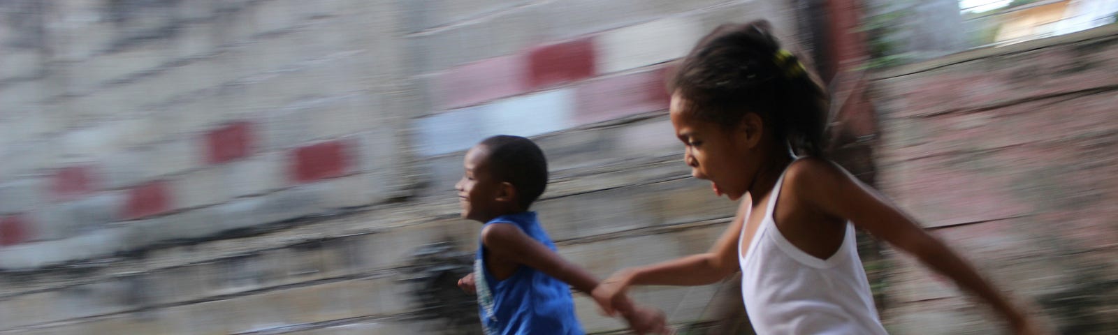 Kids on a school playground