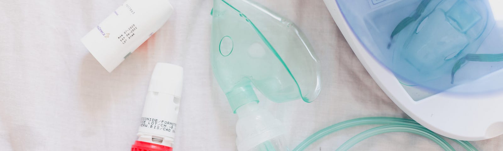 Medication and mask for asthma treatment