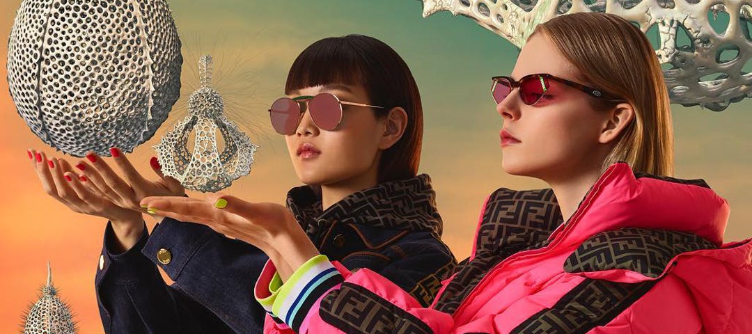 Gentle Monster Fendi campaign image