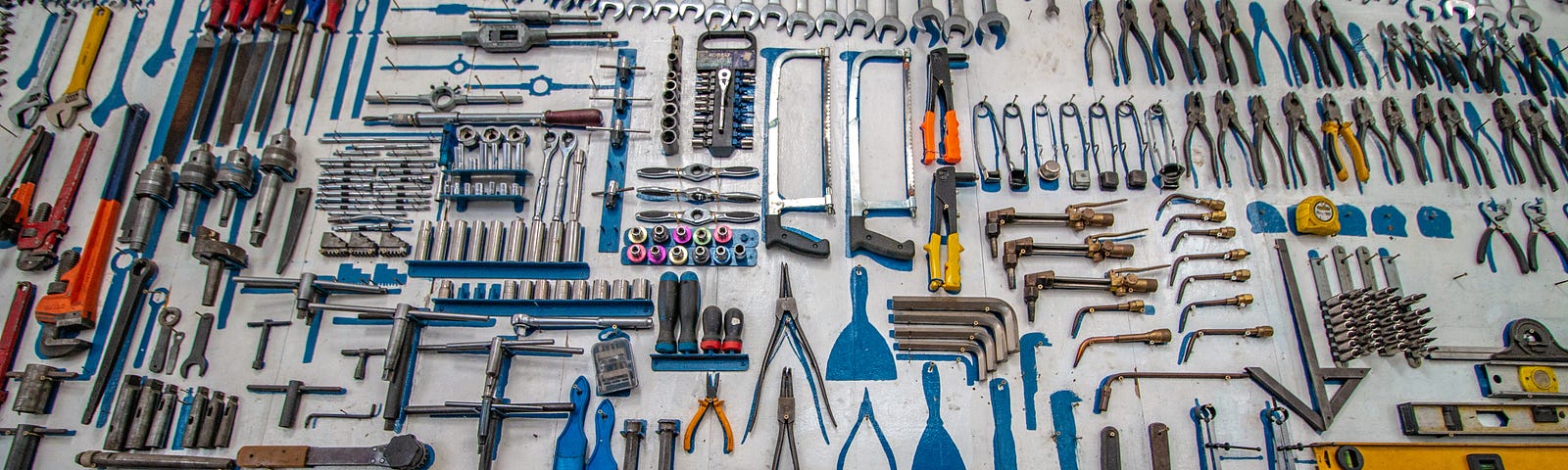 A bunch of sorted tools