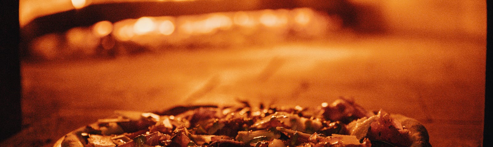 Pizza being cast into the proverbial flames of the human body.