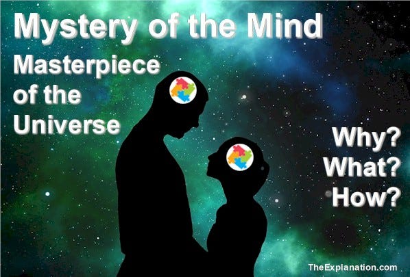 Mystery of the Mind, Masterpiece of the entire Universe: Why does it exist? What’s its purpose? How does it work?