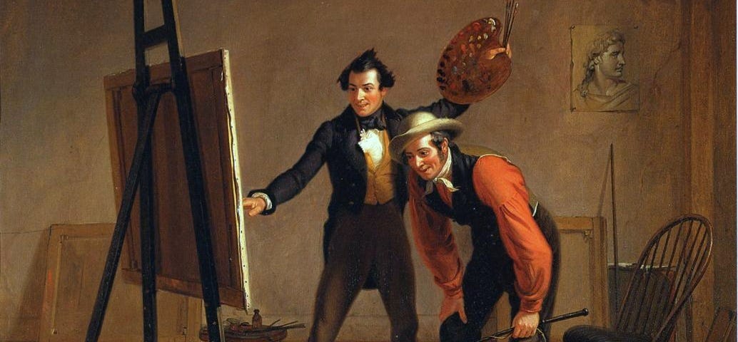 The Painter’s Triumph 1838 by William Sidney Mount (1807–1868)