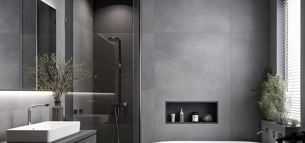 Modern Minimalism bathroom idea