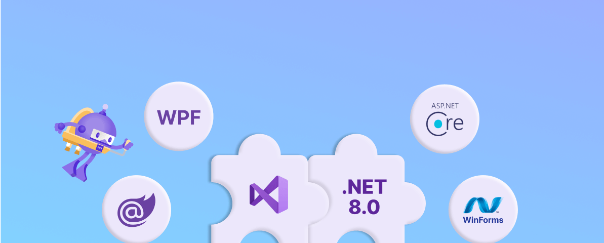 Syncfusion Visual Studio Extensions Are Compatible with .NET 8.0