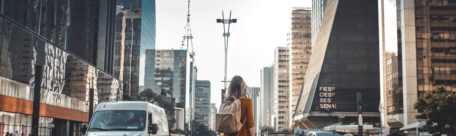 Walking safe on the pedestrian way