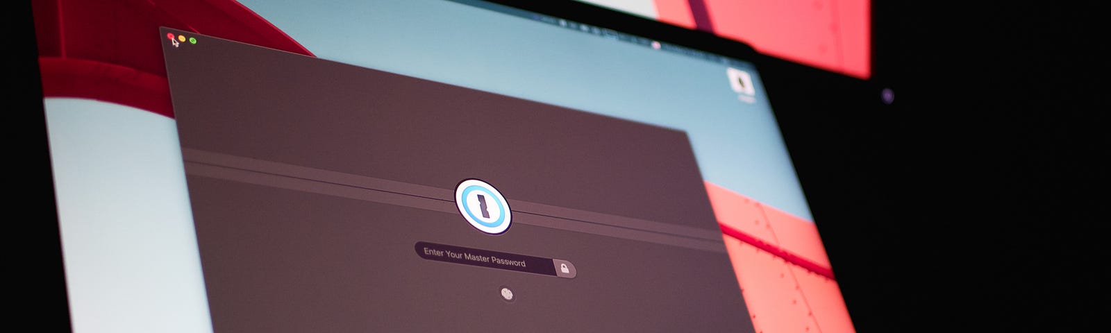 1Password on a MacBook