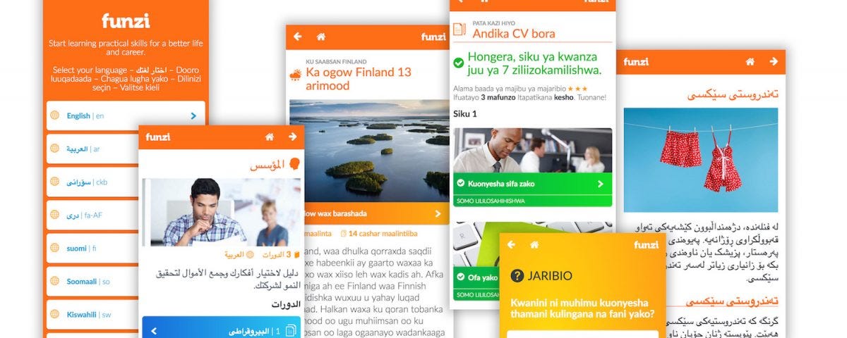 Funzi EdTech Finland Startup Mobile Personalized Learning