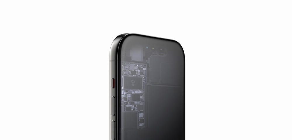 iPhone 15 Pro with A17 bionic chip