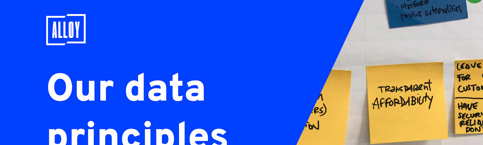 Our Data Principles