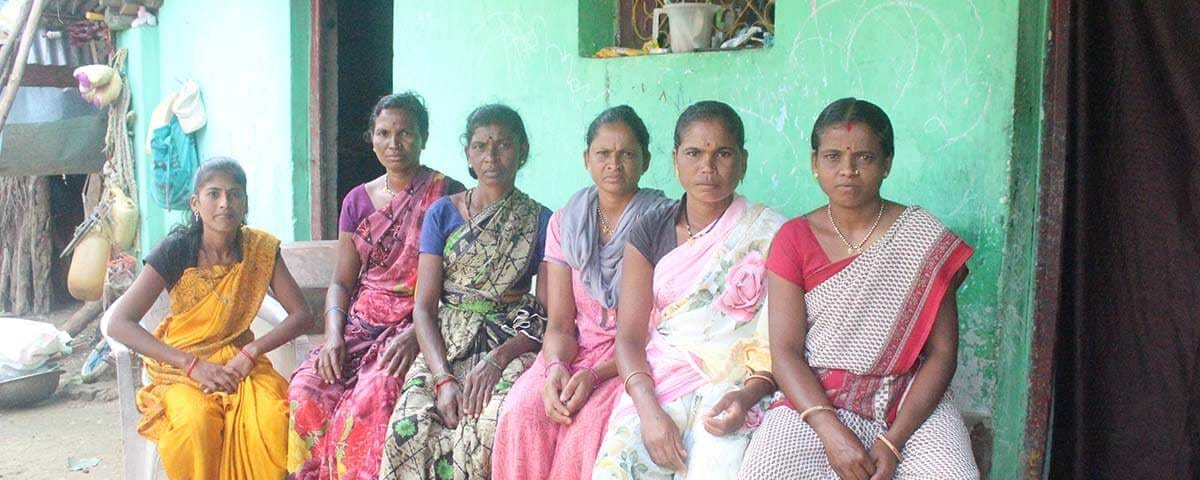 Members of the Sakhi Women Self-Help Group (SHG) of Kanhalgaon village.