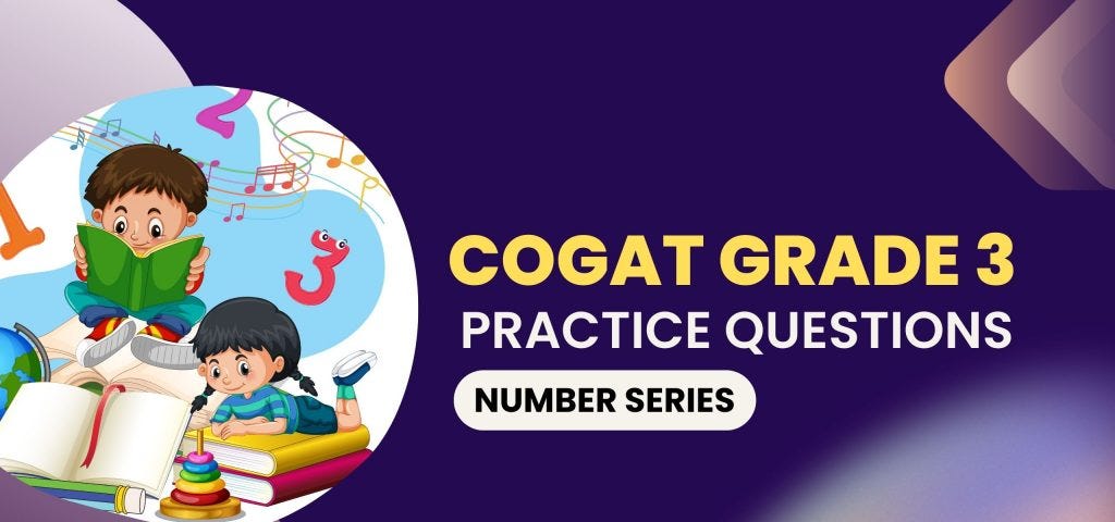 cogat grade 3 — number series
