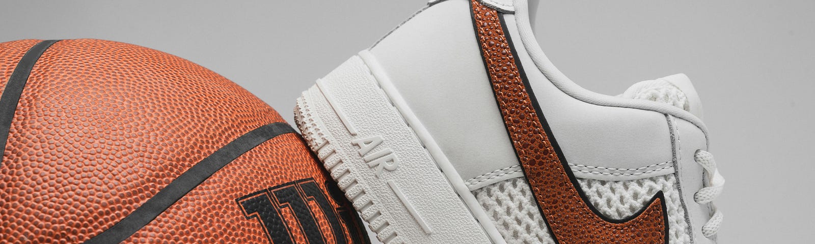 basketball and basketball shoes