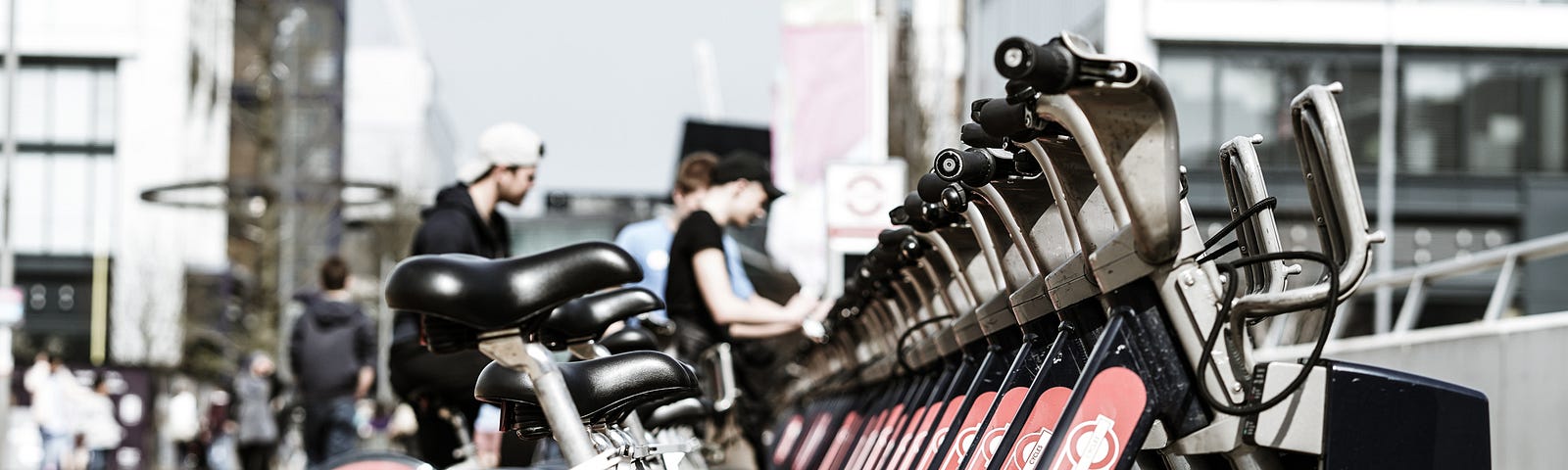 Santander bikes in London