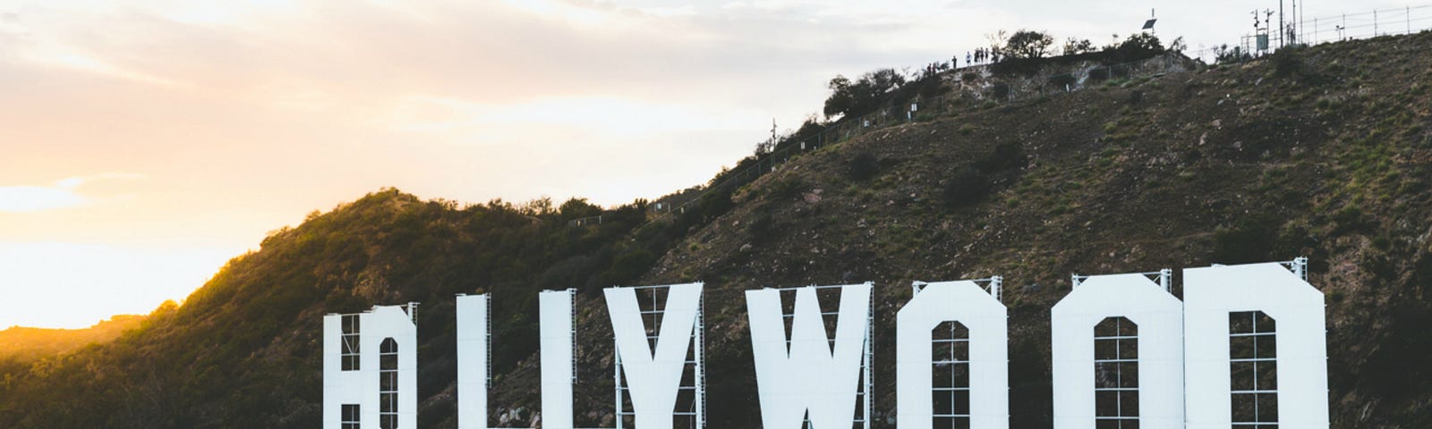 Hollywood sign on an Los Angeles hill