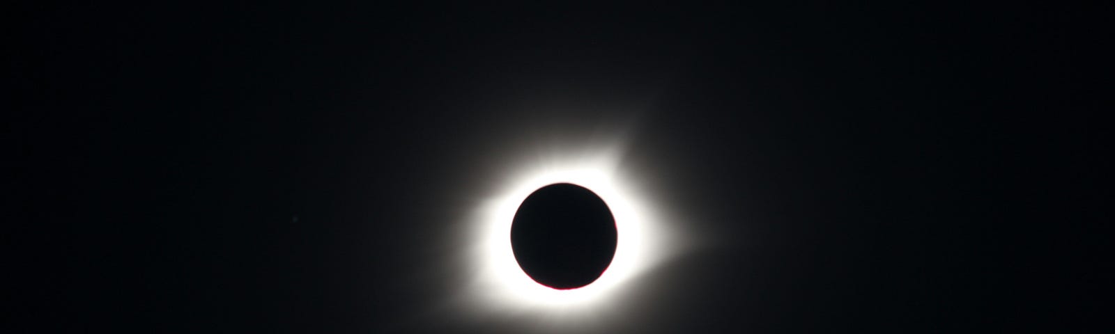 A solar eclipse