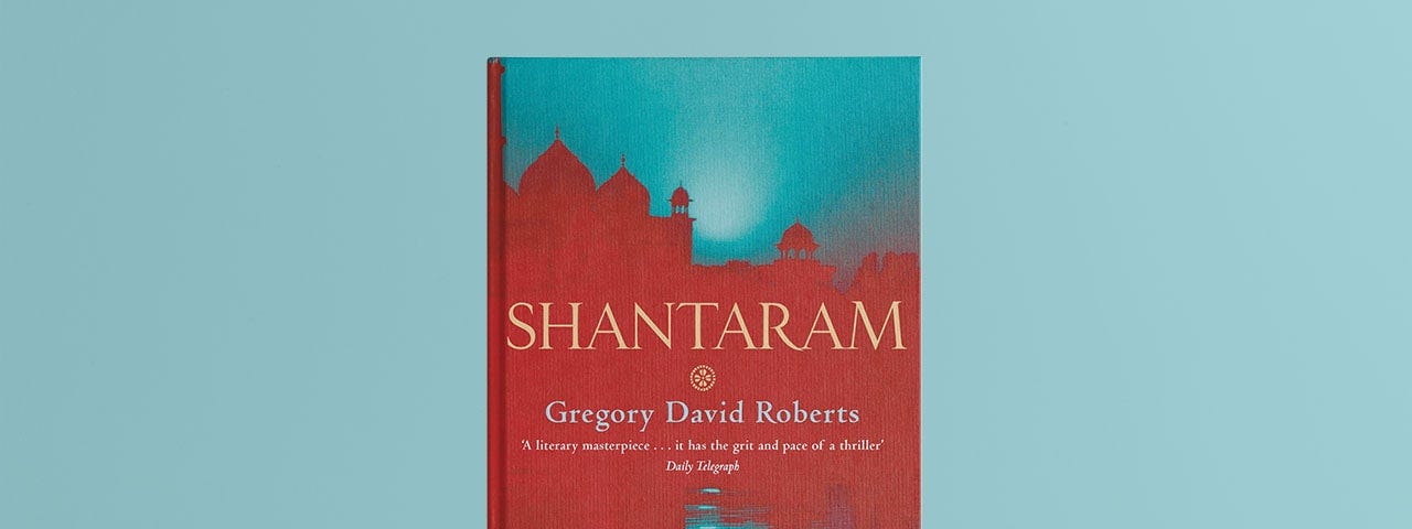 Shantaram book cover photo