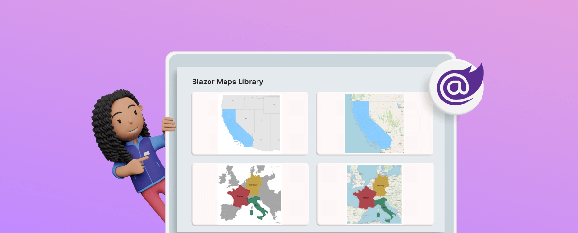 Easily Explore Complex Geographical Structures with Layers and Sublayers in Blazor Maps